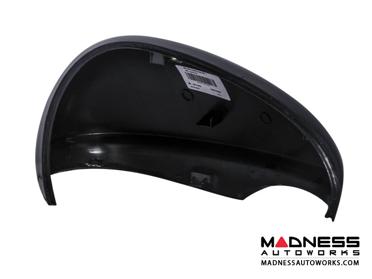 Alfa Romeo Stelvio Mirror Covers - Carbon Fiber - Full Replacements - Feroce Carbon - w/ Factory Clips 